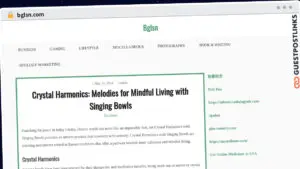 Publish Guest Post on bglsn.com