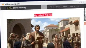 Publish Guest Post on biblesmeaning.com