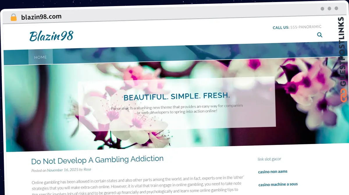 Publish Guest Post on blazin98.com