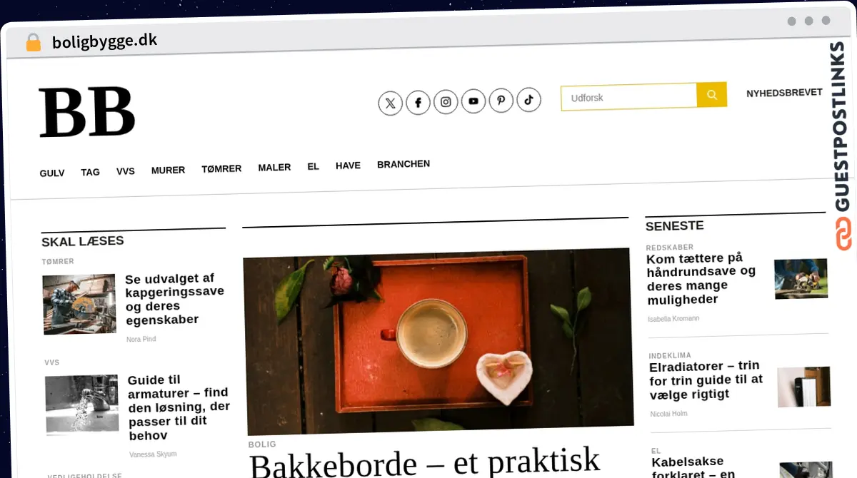 Publish Guest Post on boligbygge.dk