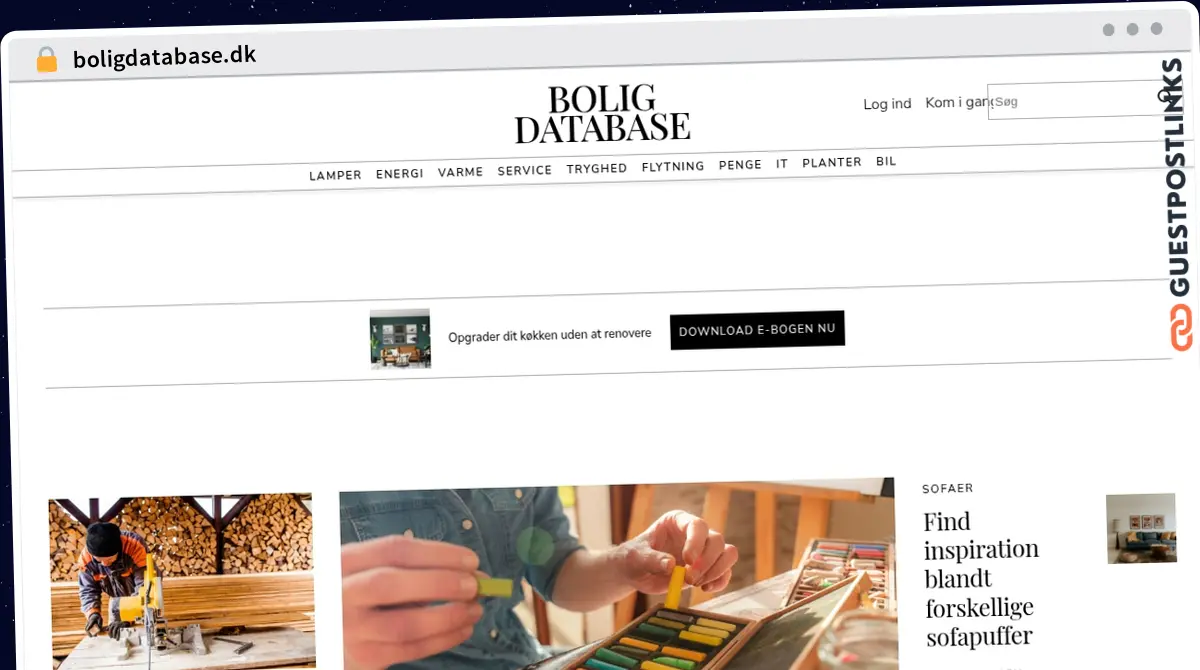 Publish Guest Post on boligdatabase.dk