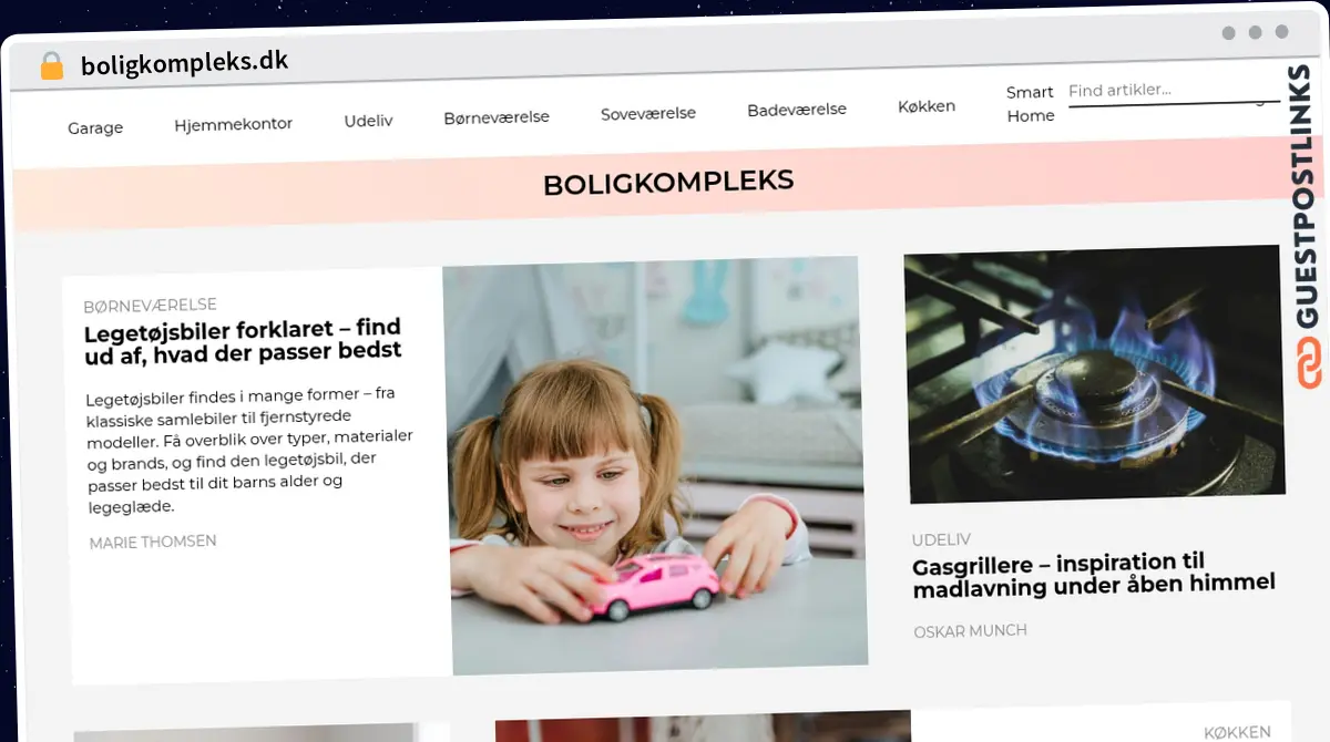 Publish Guest Post on boligkompleks.dk