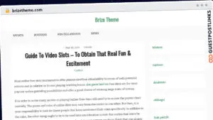Publish Guest Post on brizetheme.com