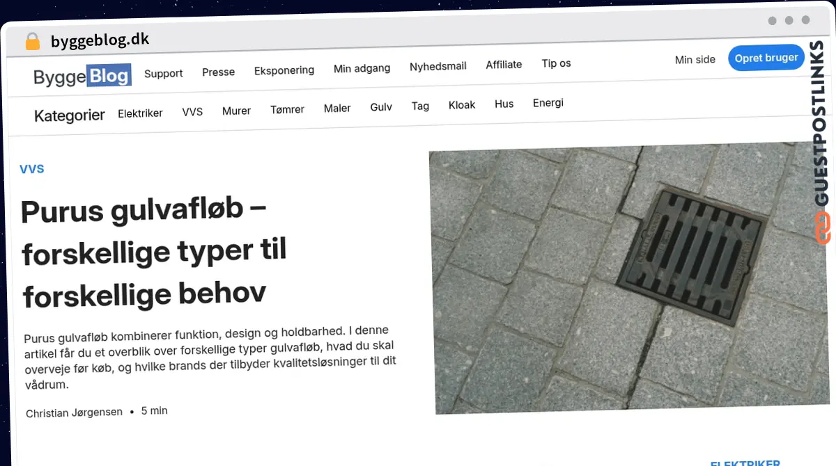 Publish Guest Post on byggeblog.dk
