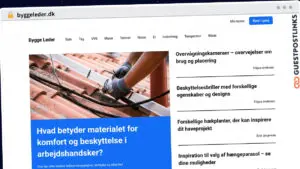 Publish Guest Post on byggeleder.dk