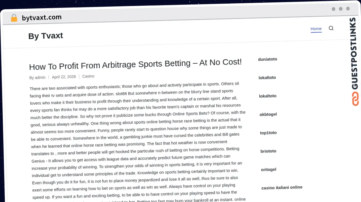 Publish Guest Post on bytvaxt.com