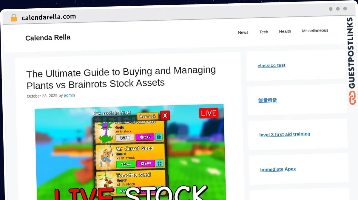 Publish Guest Post on calendarella.com