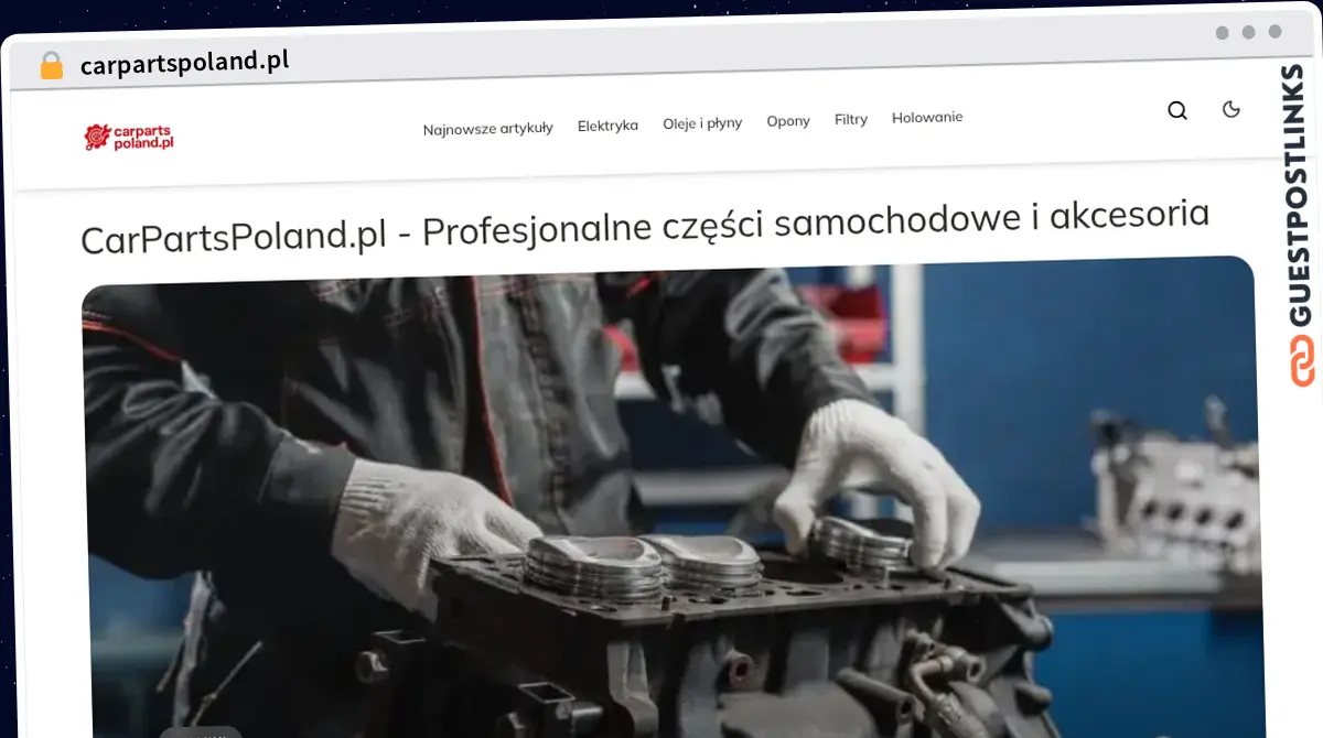 Publish Guest Post on carpartspoland.pl