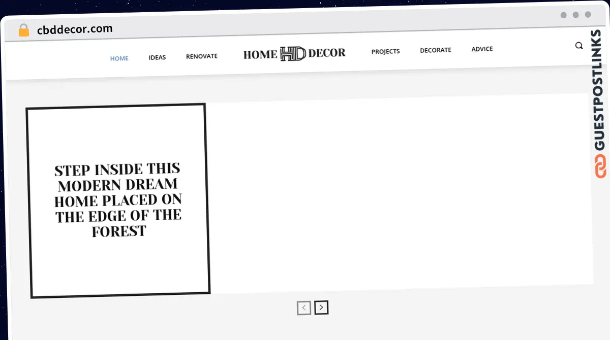 Publish Guest Post on cbddecor.com