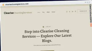 Publish Guest Post on clearisecleaningservices.com