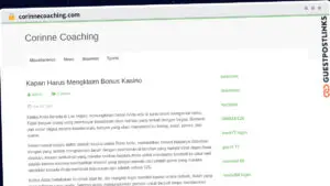 Publish Guest Post on corinnecoaching.com