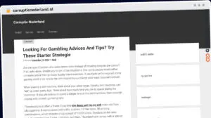 Publish Guest Post on corruptienederland.nl