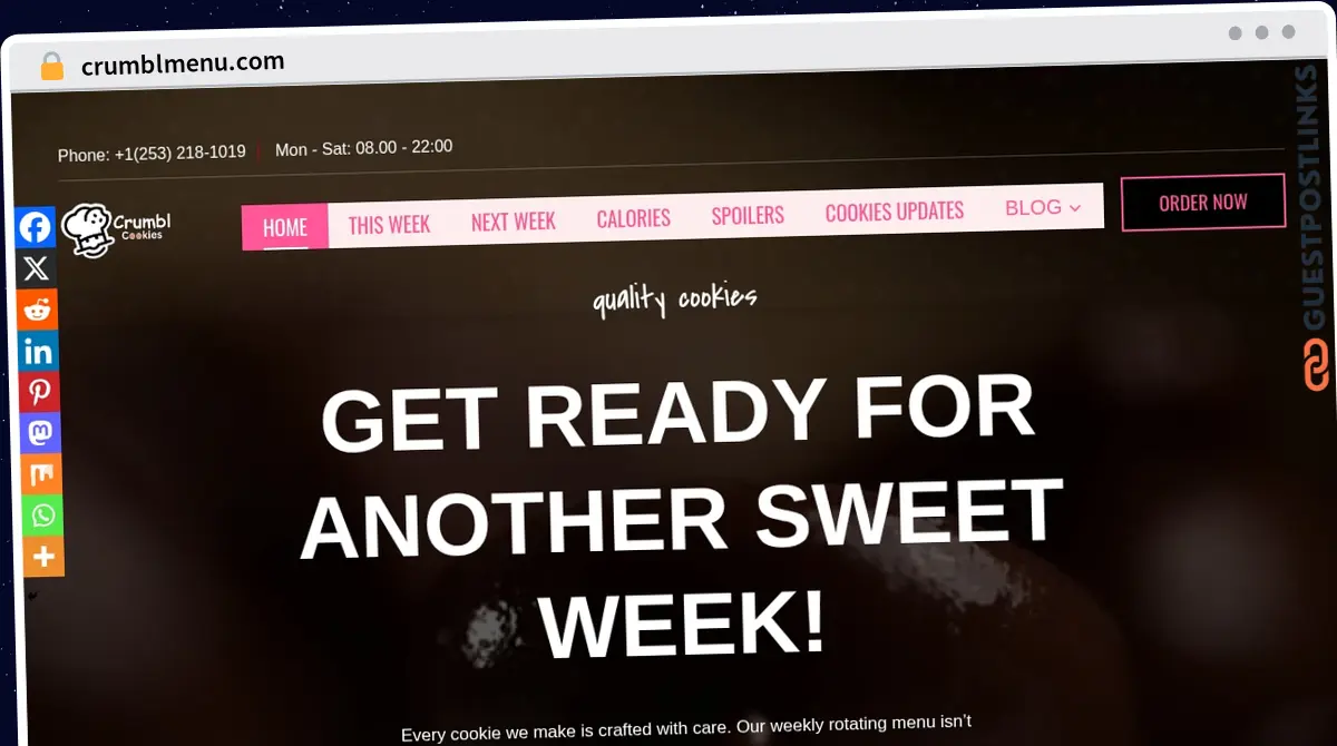 Publish Guest Post on crumblmenu.com