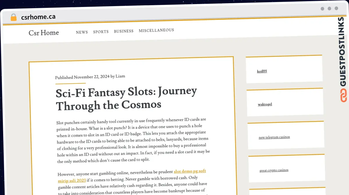 Publish Guest Post on csrhome.ca