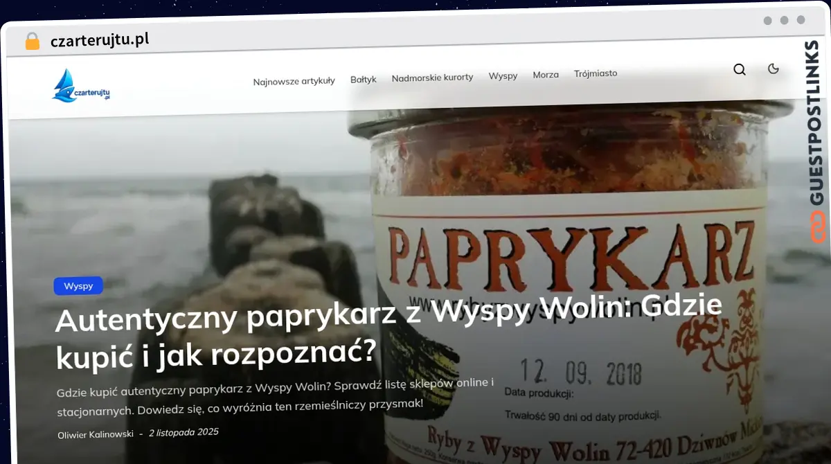 Publish Guest Post on czarterujtu.pl