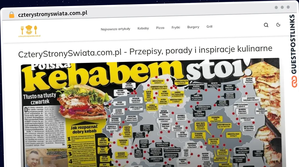 Publish Guest Post on czterystronyswiata.com.pl