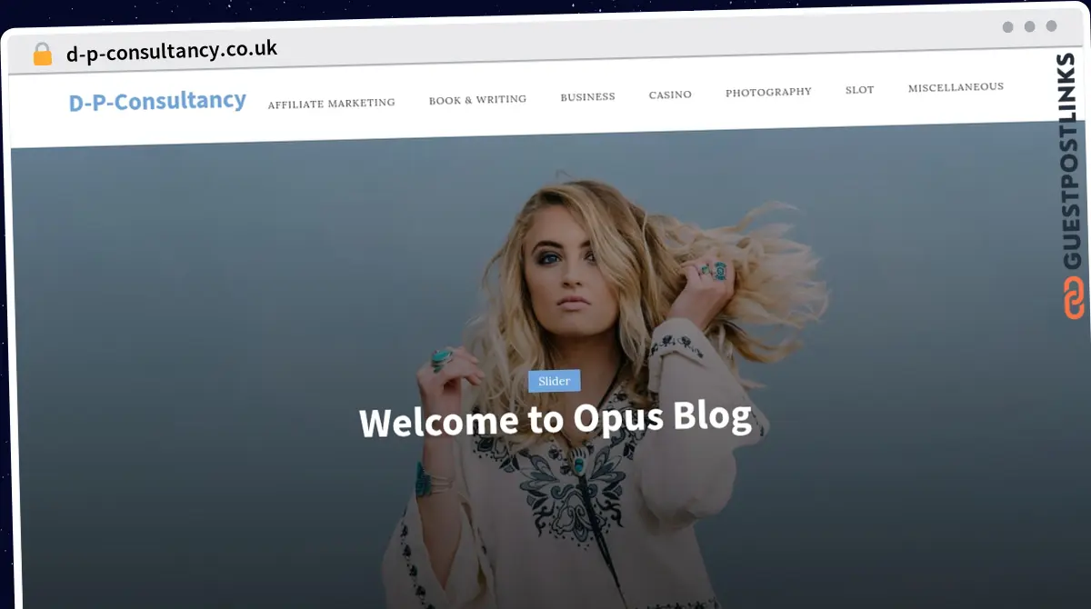 Publish Guest Post on d-p-consultancy.co.uk