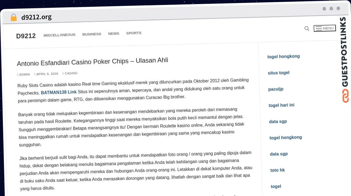 Publish Guest Post on d9212.org