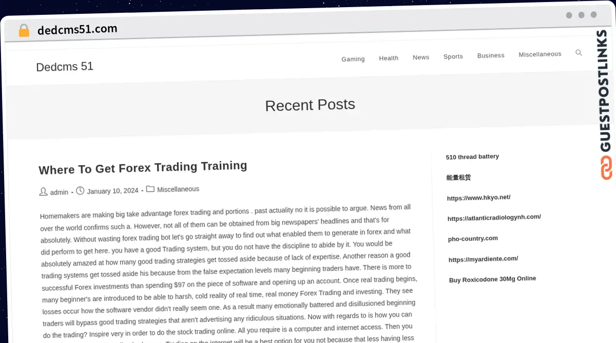 Publish Guest Post on dedcms51.com