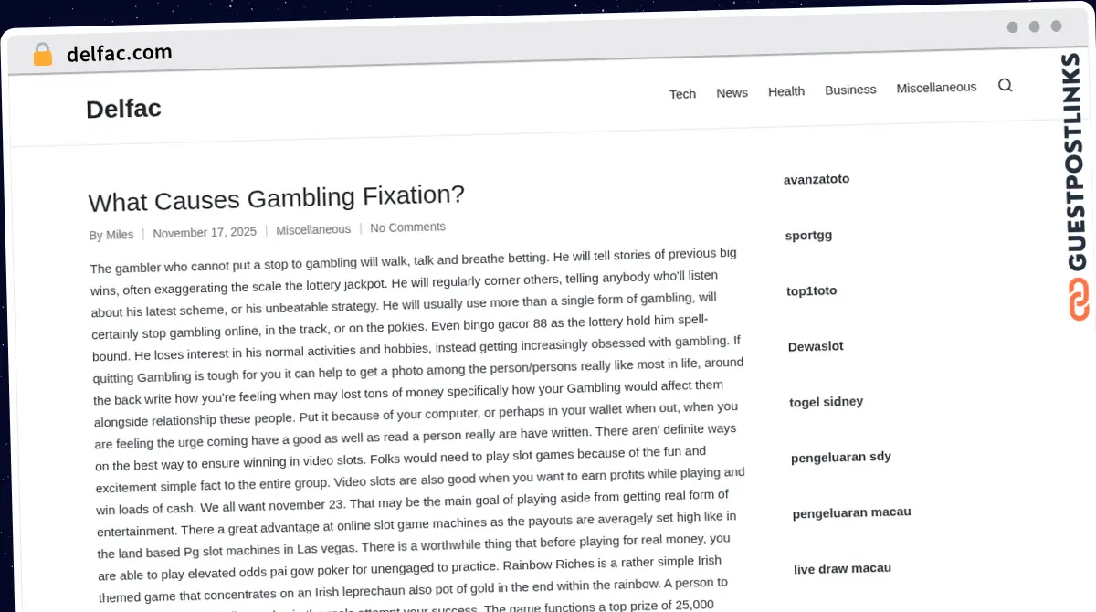 Publish Guest Post on delfac.com