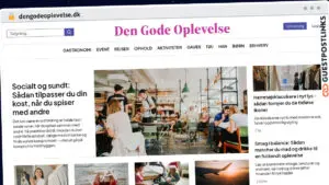 Publish Guest Post on dengodeoplevelse.dk