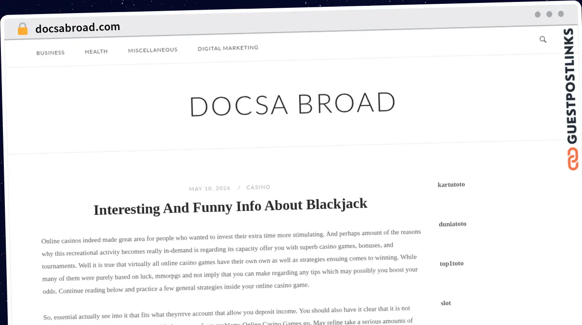 Publish Guest Post on docsabroad.com