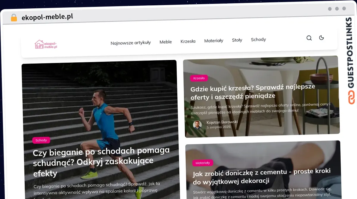 Publish Guest Post on ekopol-meble.pl