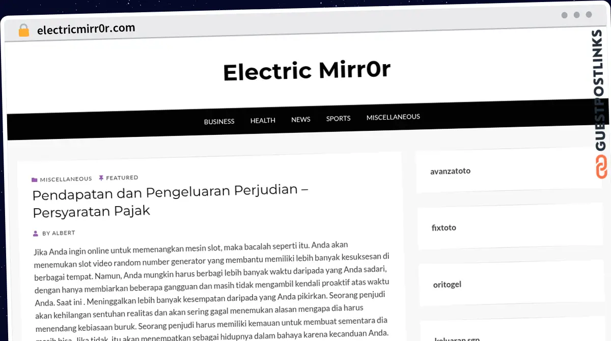 Publish Guest Post on electricmirr0r.com