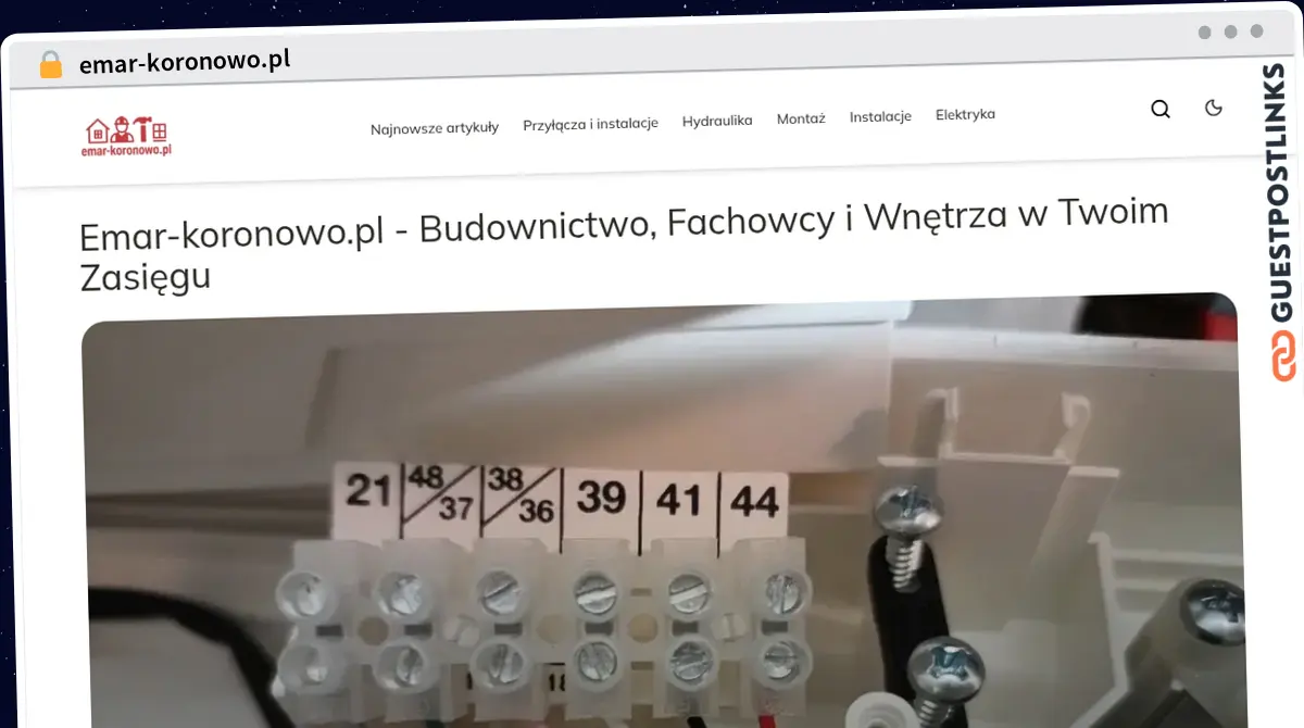 Publish Guest Post on emar-koronowo.pl