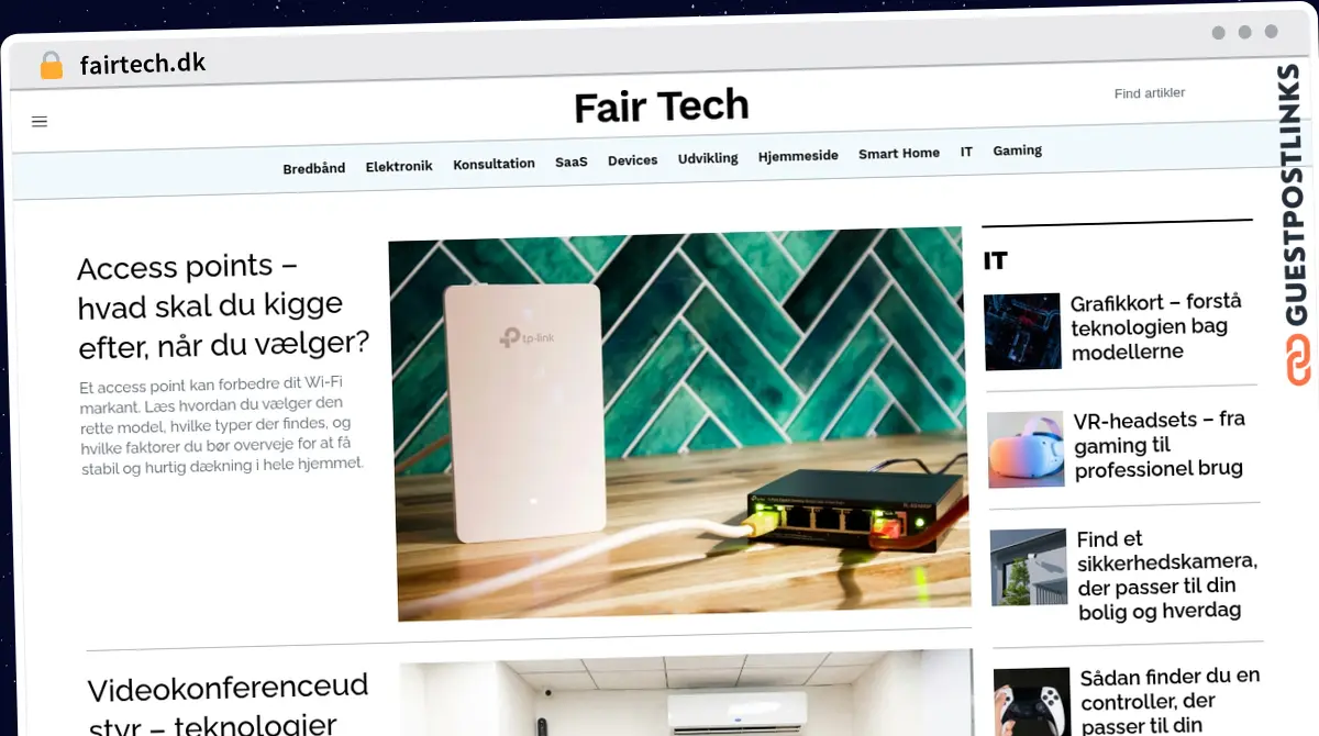 Publish Guest Post on fairtech.dk