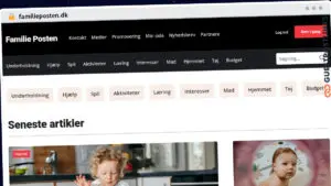 Publish Guest Post on familieposten.dk