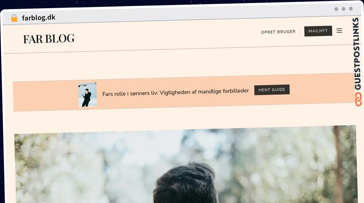 Publish Guest Post on farblog.dk