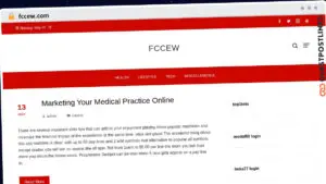 Publish Guest Post on fccew.com