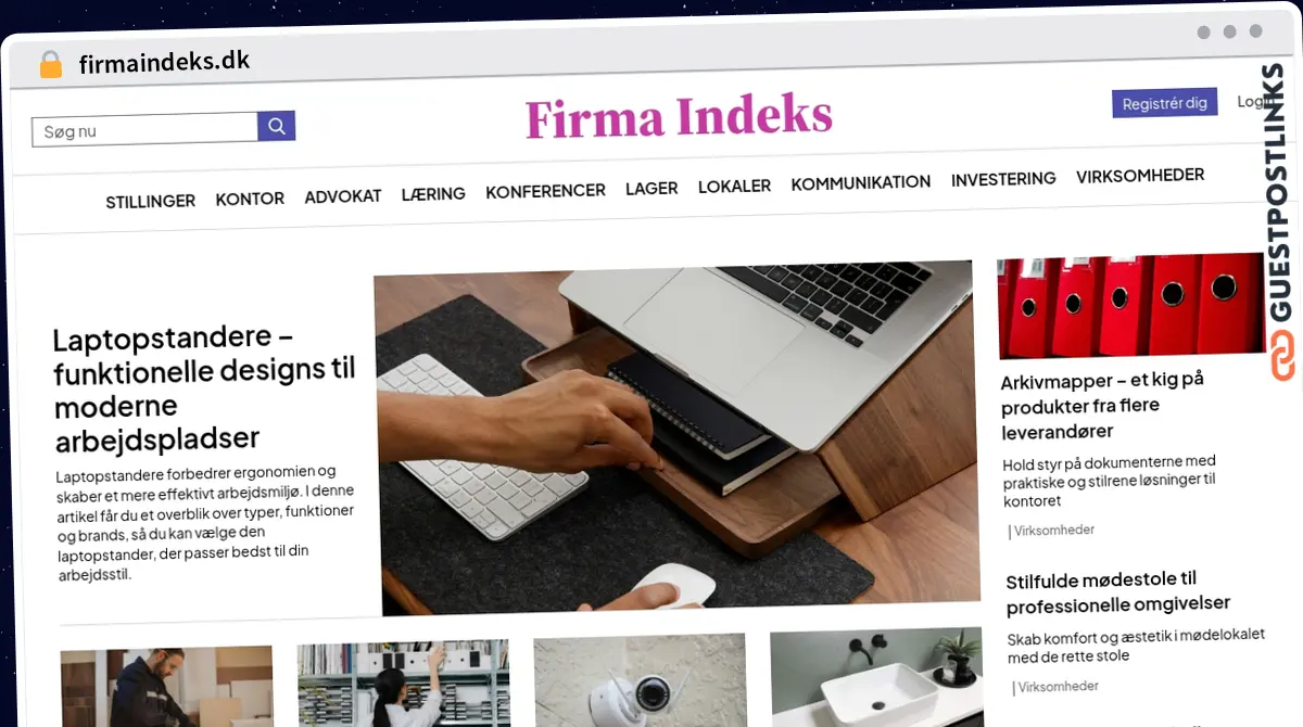 Publish Guest Post on firmaindeks.dk