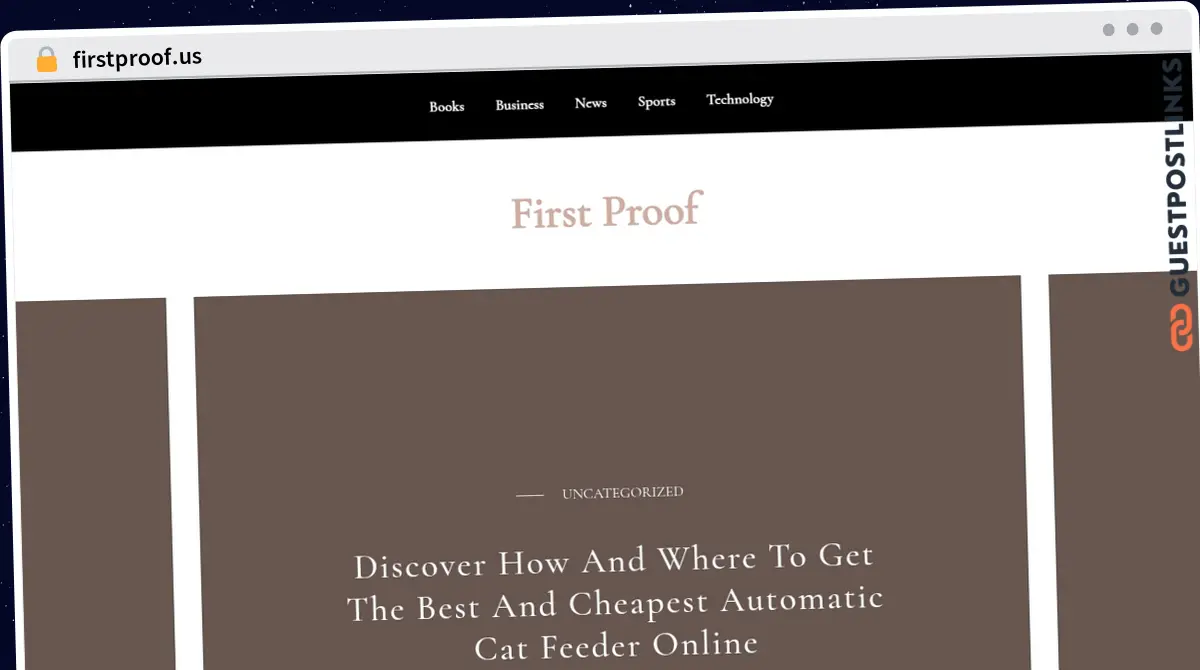 Publish Guest Post on firstproof.us