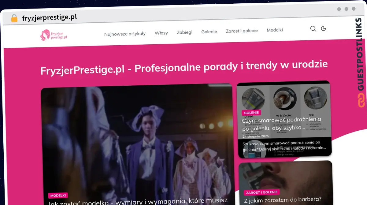 Publish Guest Post on fryzjerprestige.pl