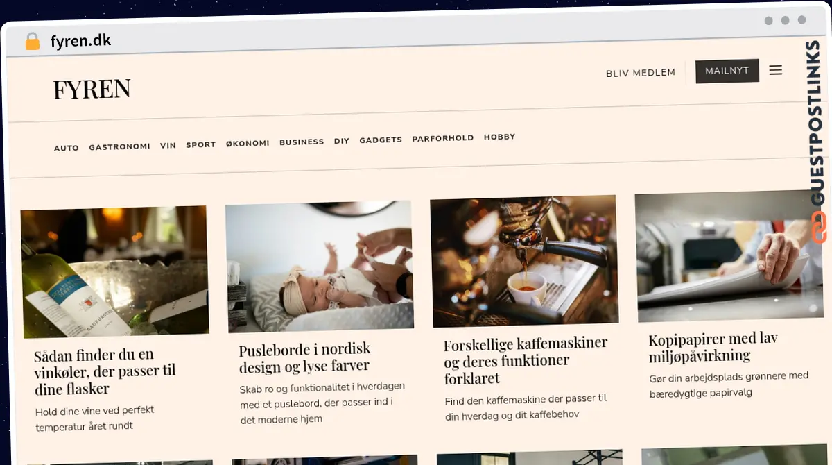 Publish Guest Post on fyren.dk