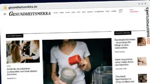 Publish Guest Post on gesundheitsmekka.de