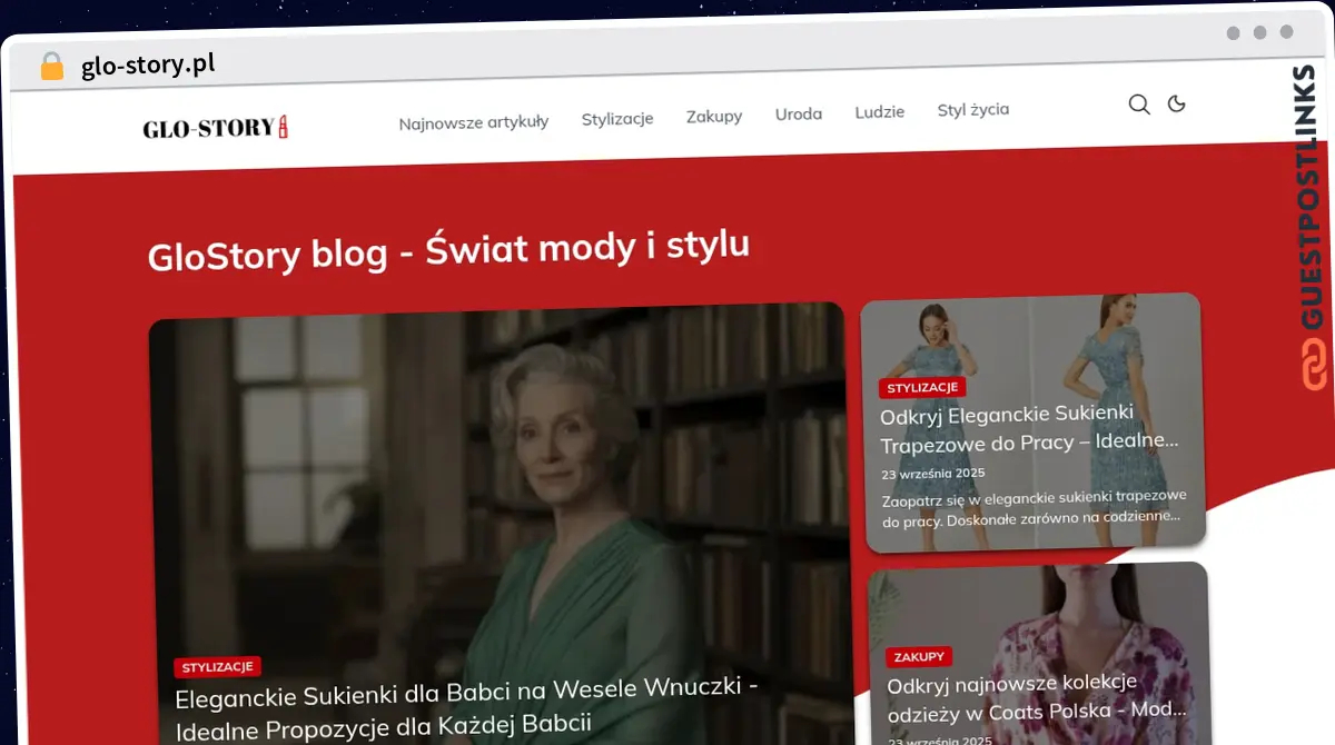 Publish Guest Post on glo-story.pl