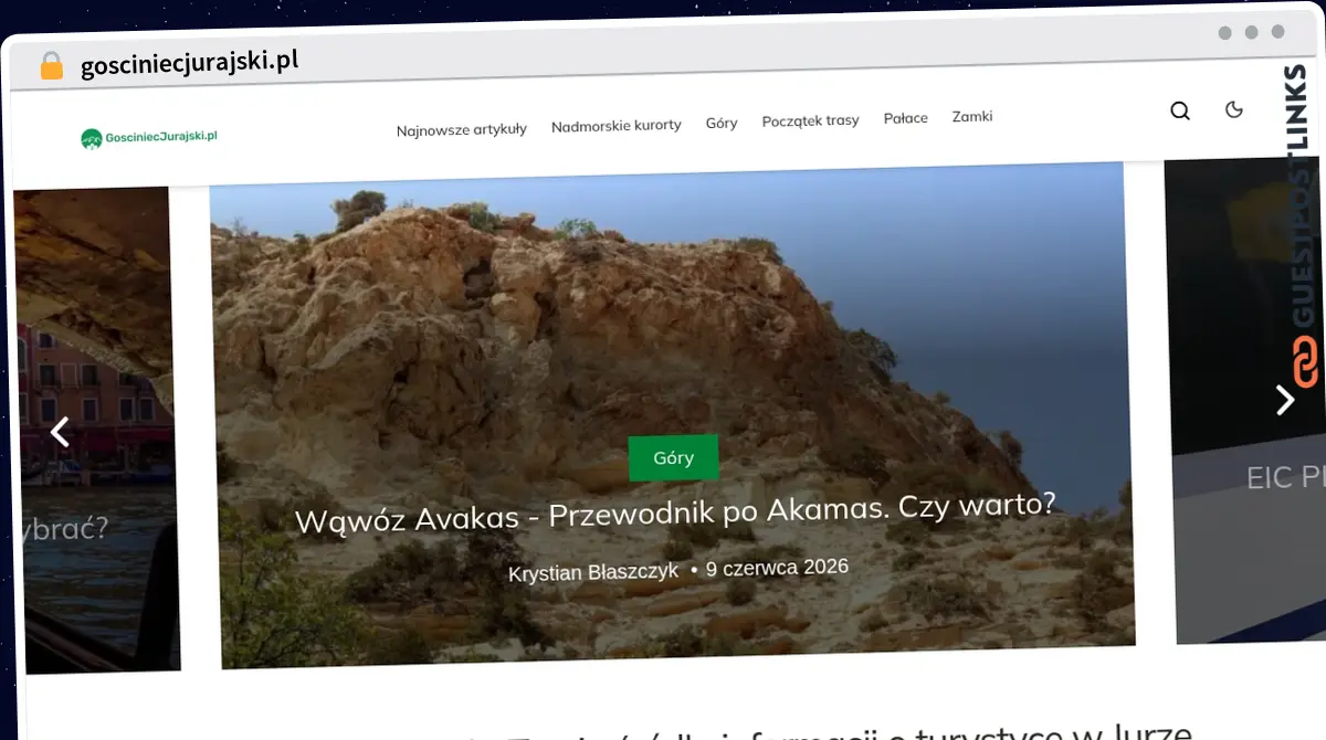Publish Guest Post on gosciniecjurajski.pl