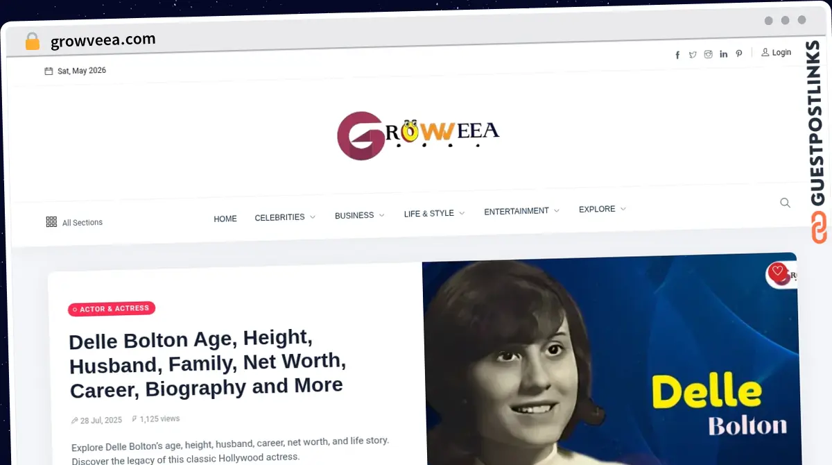 Publish Guest Post on growveea.com