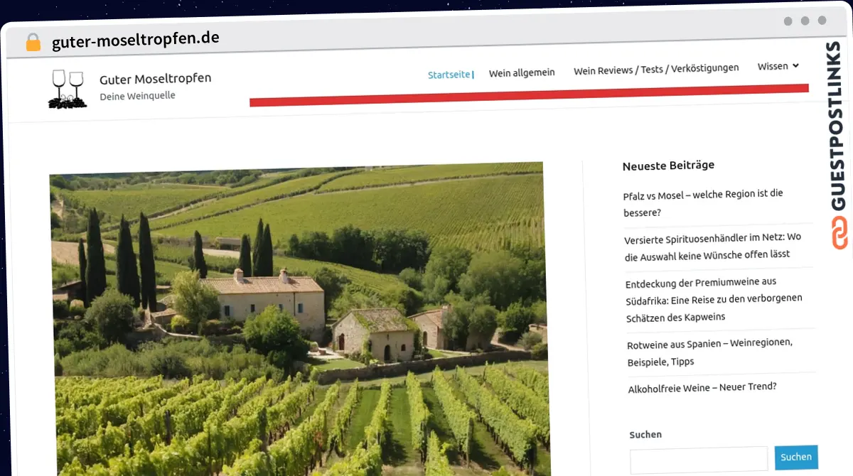 Publish Guest Post on guter-moseltropfen.de