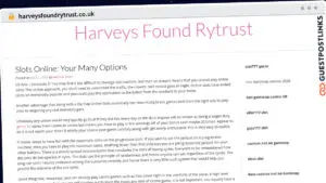 Publish Guest Post on harveysfoundrytrust.co.uk