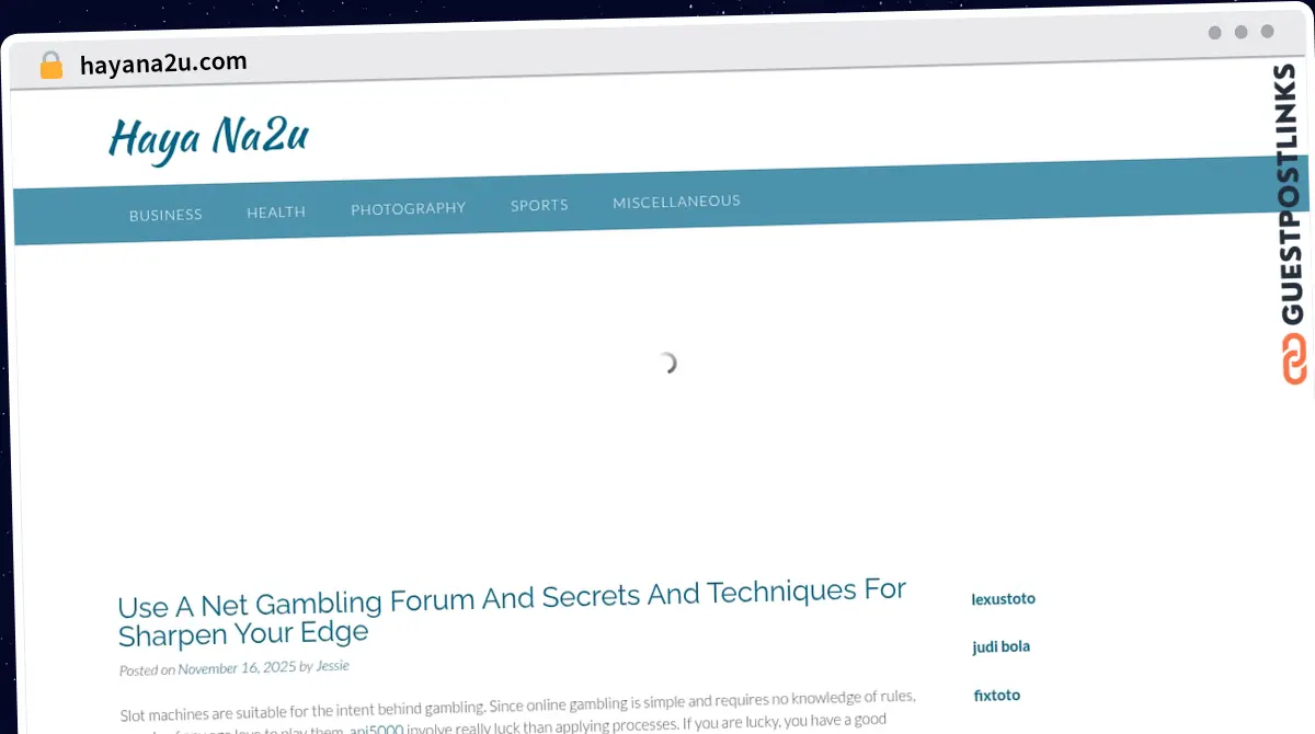Publish Guest Post on hayana2u.com