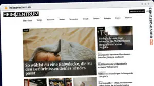Publish Guest Post on heimzentrum.de