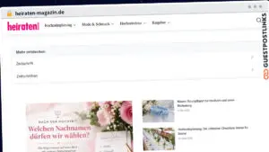 Publish Guest Post on heiraten-magazin.de