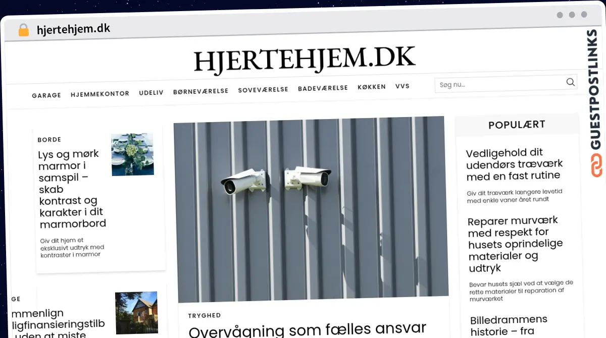 Publish Guest Post on hjertehjem.dk
