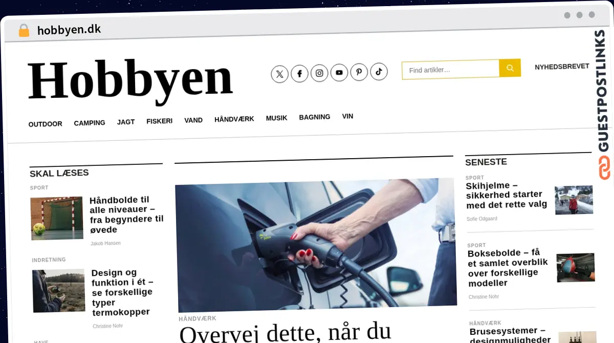 Publish Guest Post on hobbyen.dk