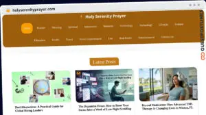 Publish Guest Post on holyserenityprayer.com