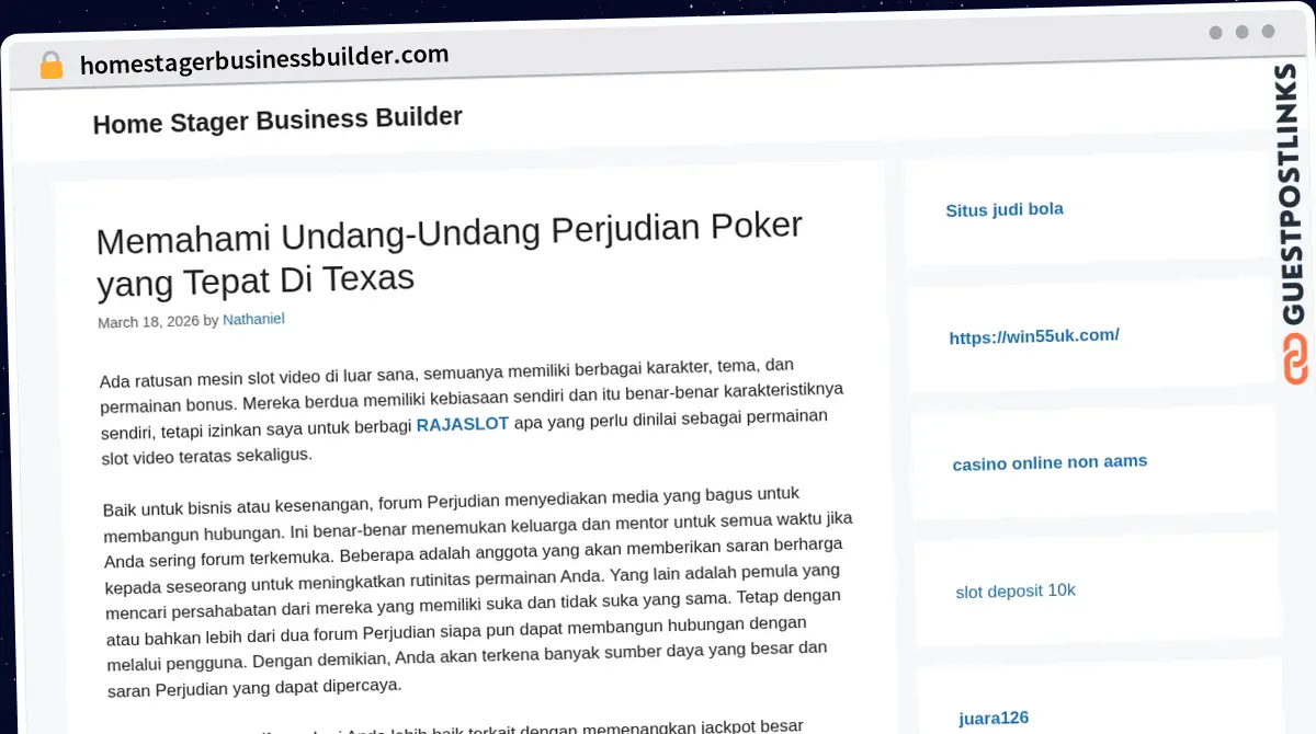 Publish Guest Post on homestagerbusinessbuilder.com
